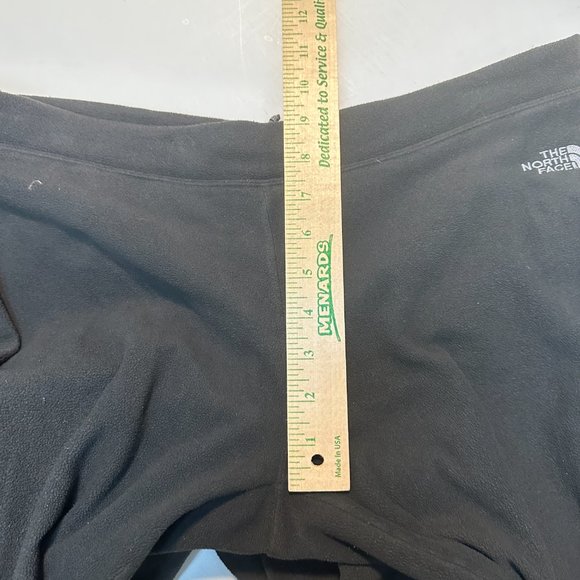 North Face Black Fleece Straight Leg Sweatpants Sz M - Picture 8 of 9